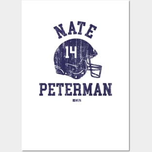 Nate Peterman Chicago Helmet Font Posters and Art